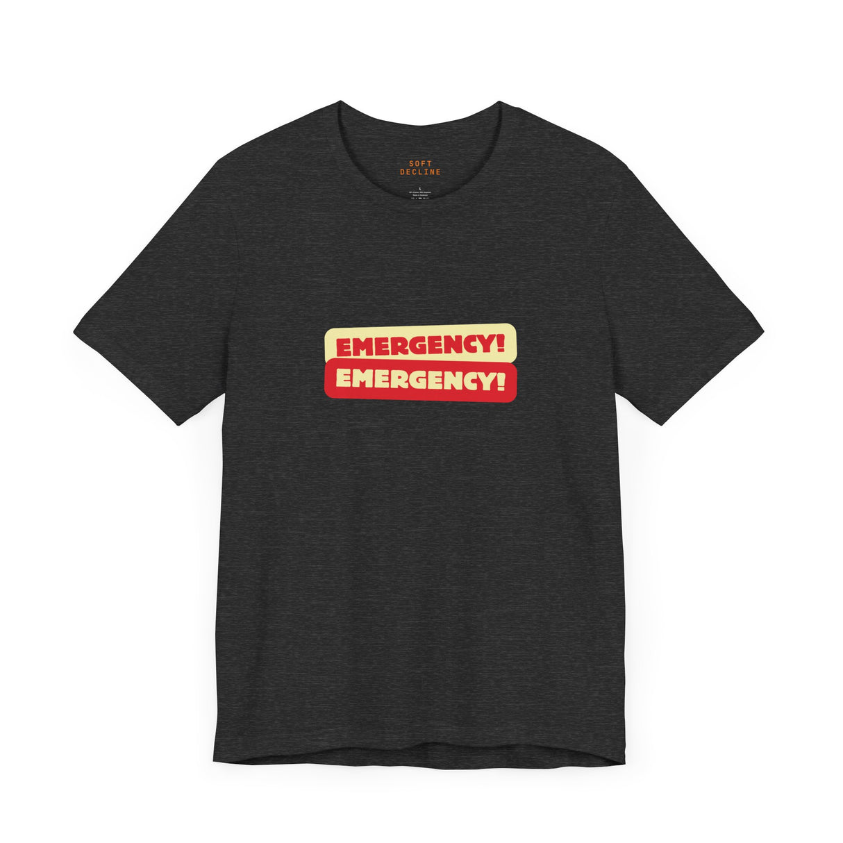 Emergency! Emergency! Lightweight Tee – Flash Warning, Soft Fit