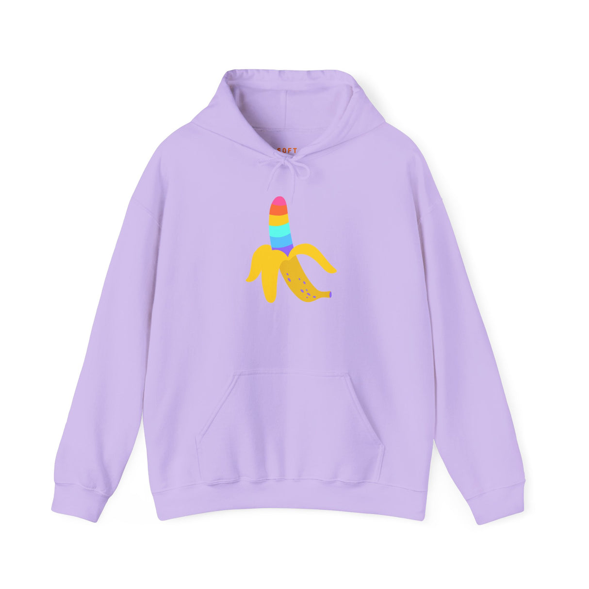 Banana Rainbow Cozy Pullover Sweatshirt