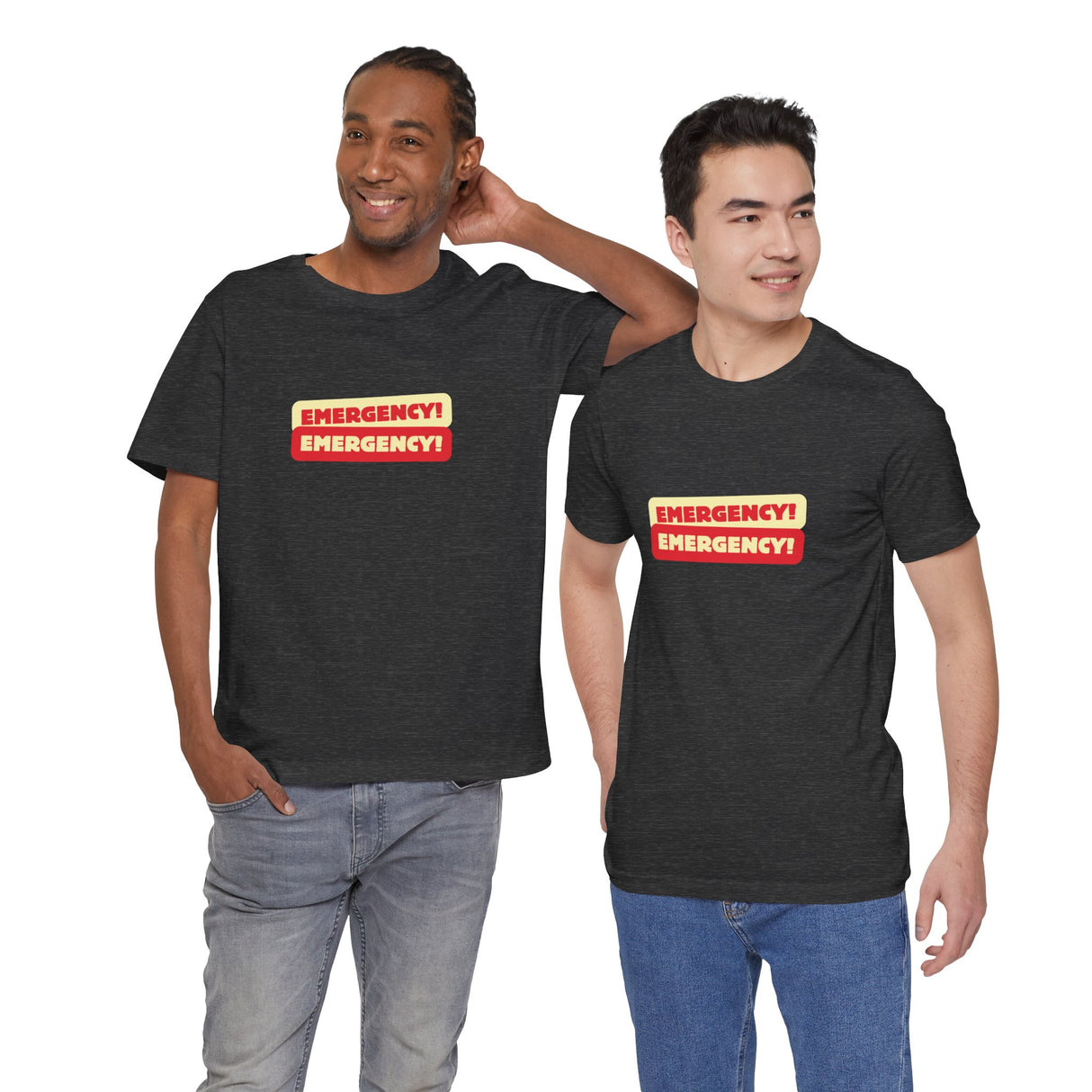 Emergency! Emergency! Lightweight Tee – Flash Warning, Soft Fit