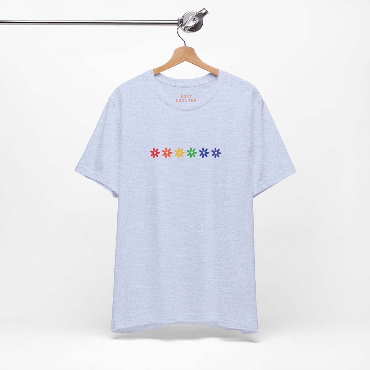 Rainbow Flowers Tee – Soft Threads, Strong Intentions