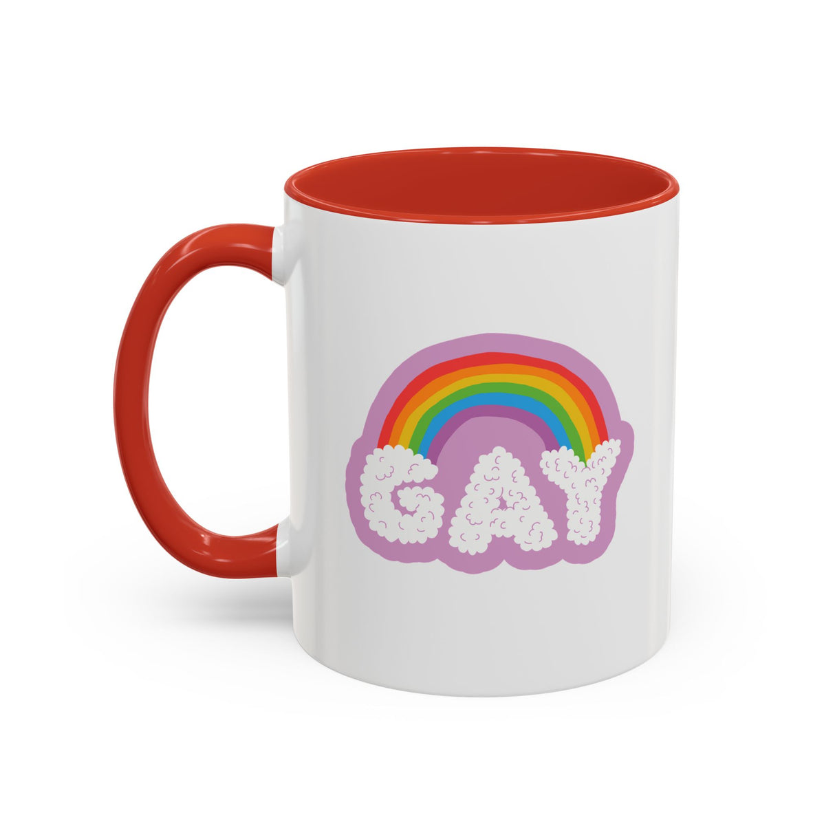 Gay Rainbow Cloud Mug - 11oz & 15oz Options