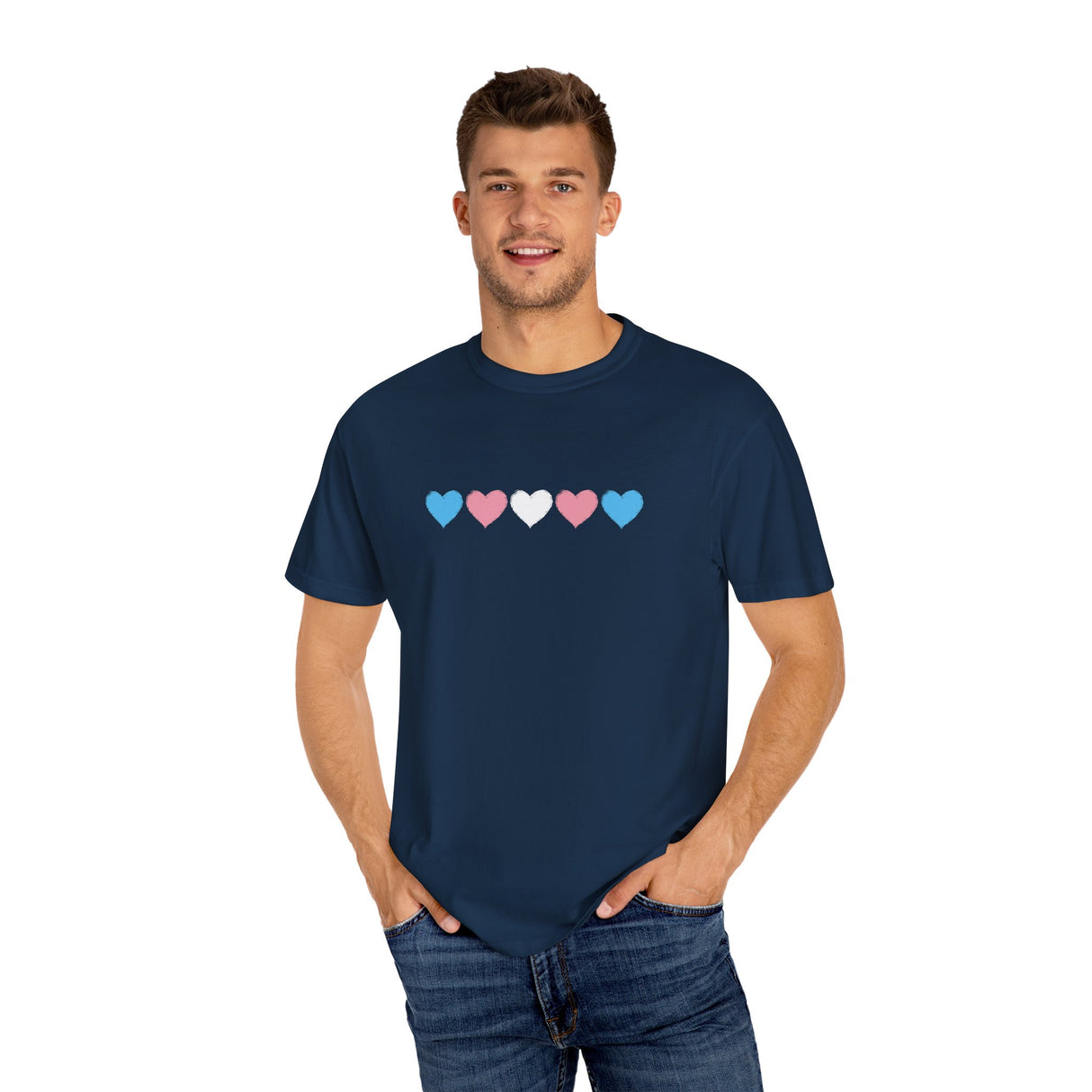 Trans Pride Heavyweight Tee – Soft Structure, Bold Heart
