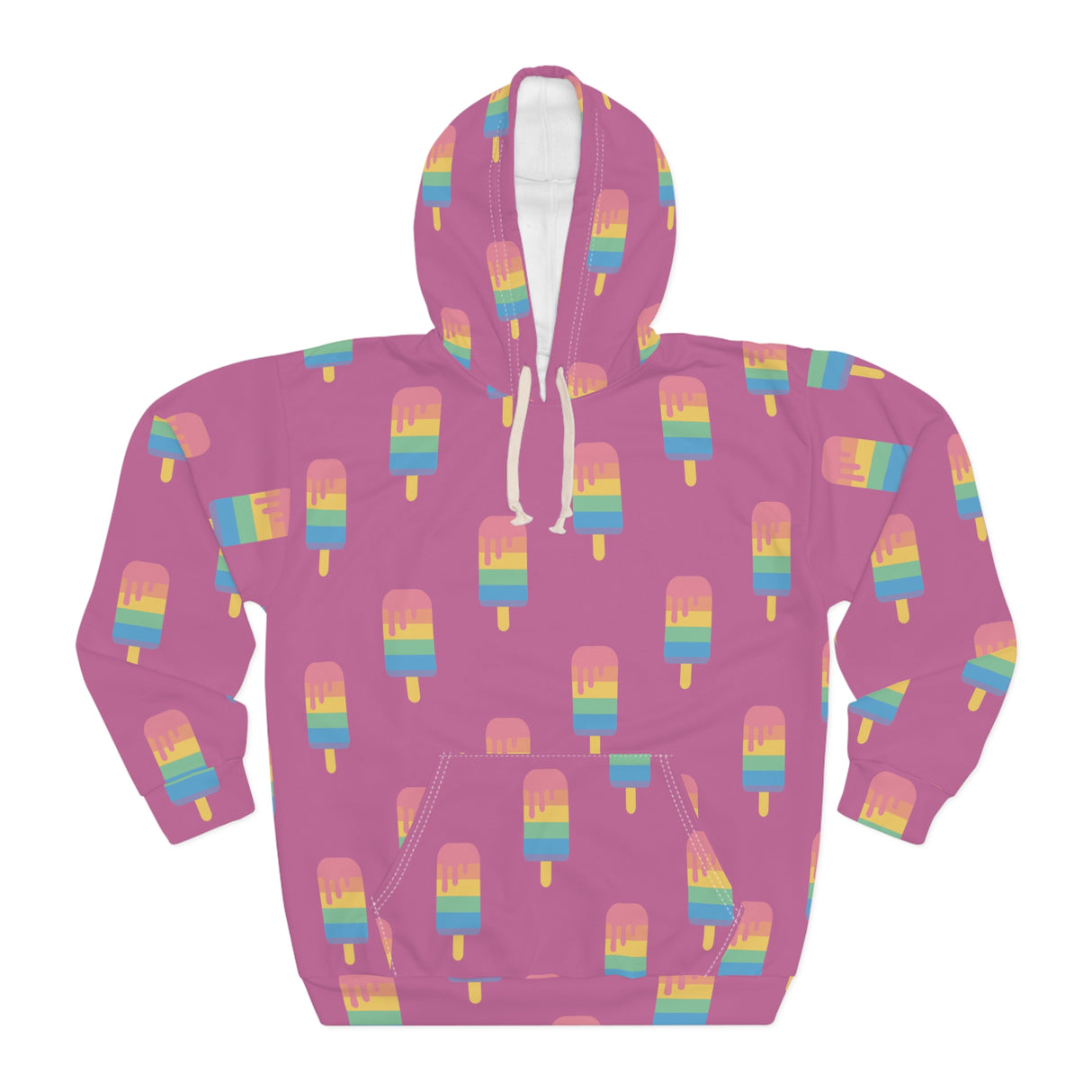 Pink Melting Point Unisex Pullover Hoodie - Summer Vibes Apparel