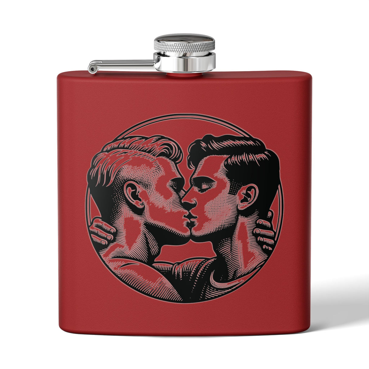 Close Enough to Breathe Elegant Stainless Steel Flask