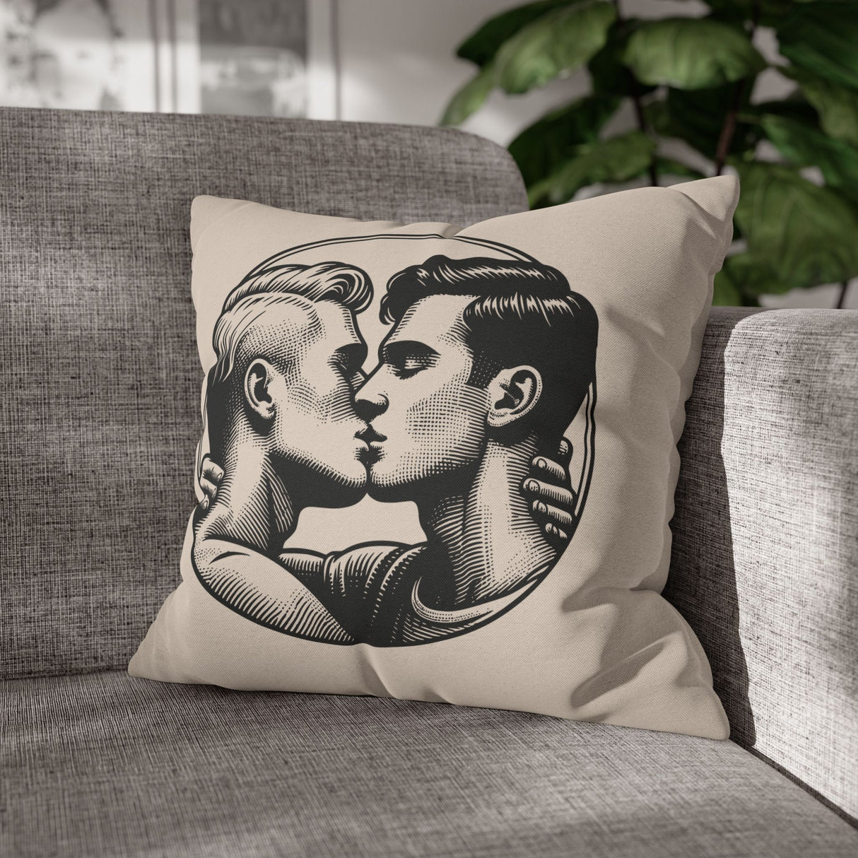 Close Enough to Breath Pillow Cover