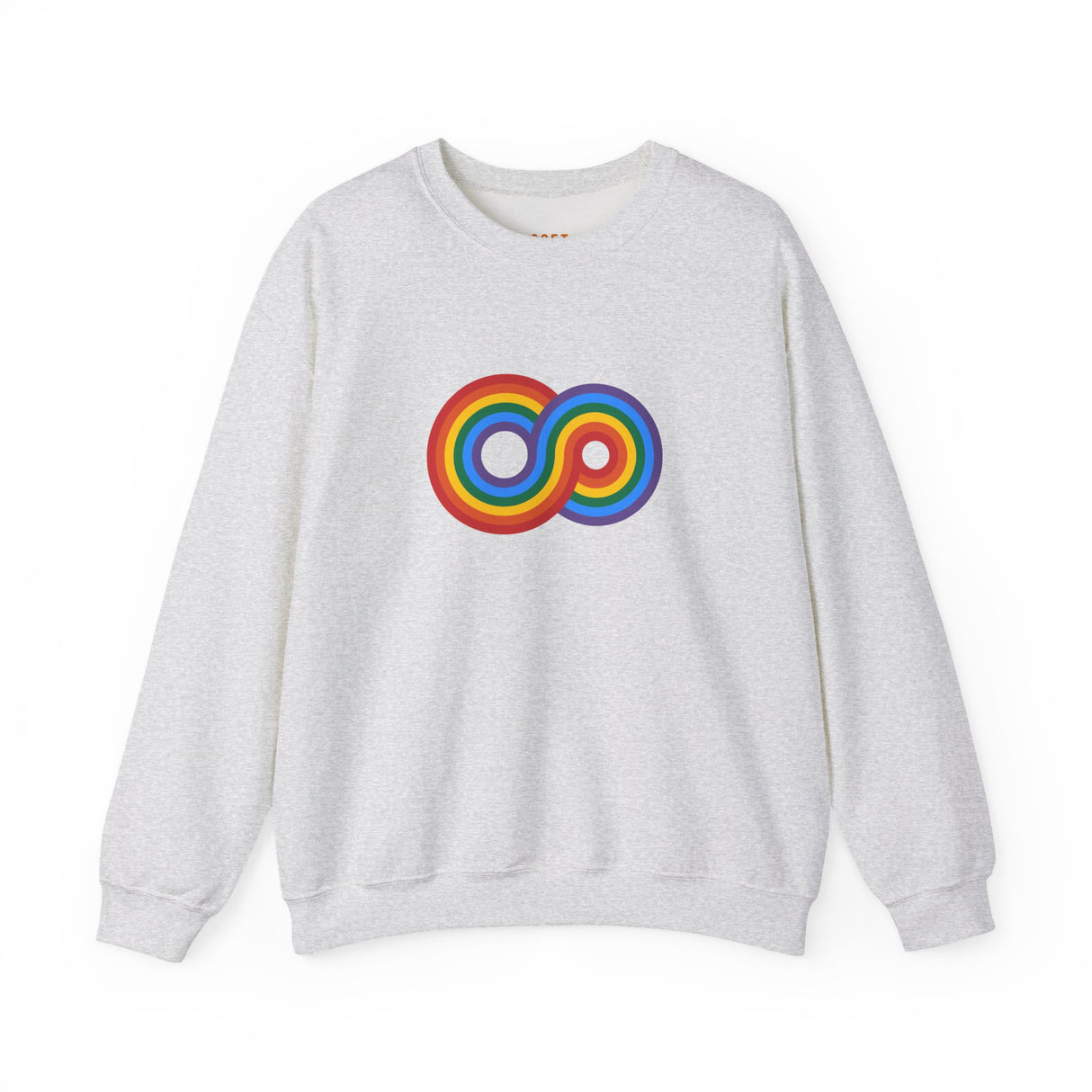Gayfinity Rainbow Medium Weight Sweatshirt – Cozy Fit, Infinite Pride