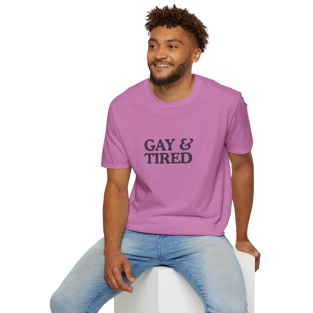 Gay & Tired Softstyle T-Shirt - Casual Comfort Tee for Everyday Wear