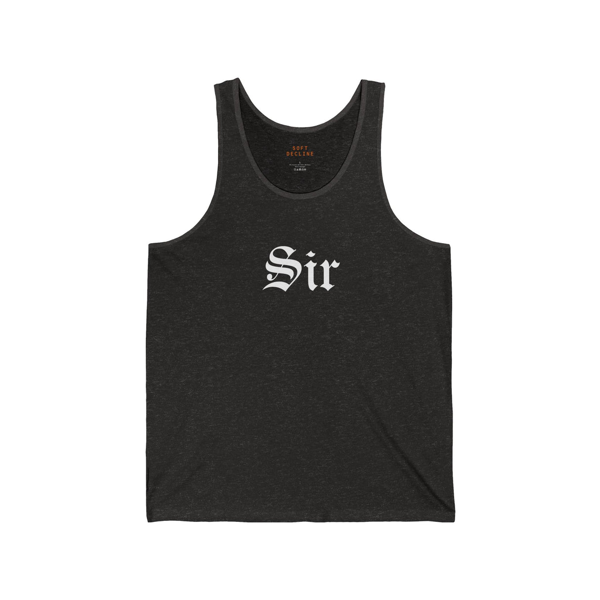 Sir Jersey Tank - Summer Style, Casual Wear, Independence Day, Gift for Patriots, Fun Tank Top