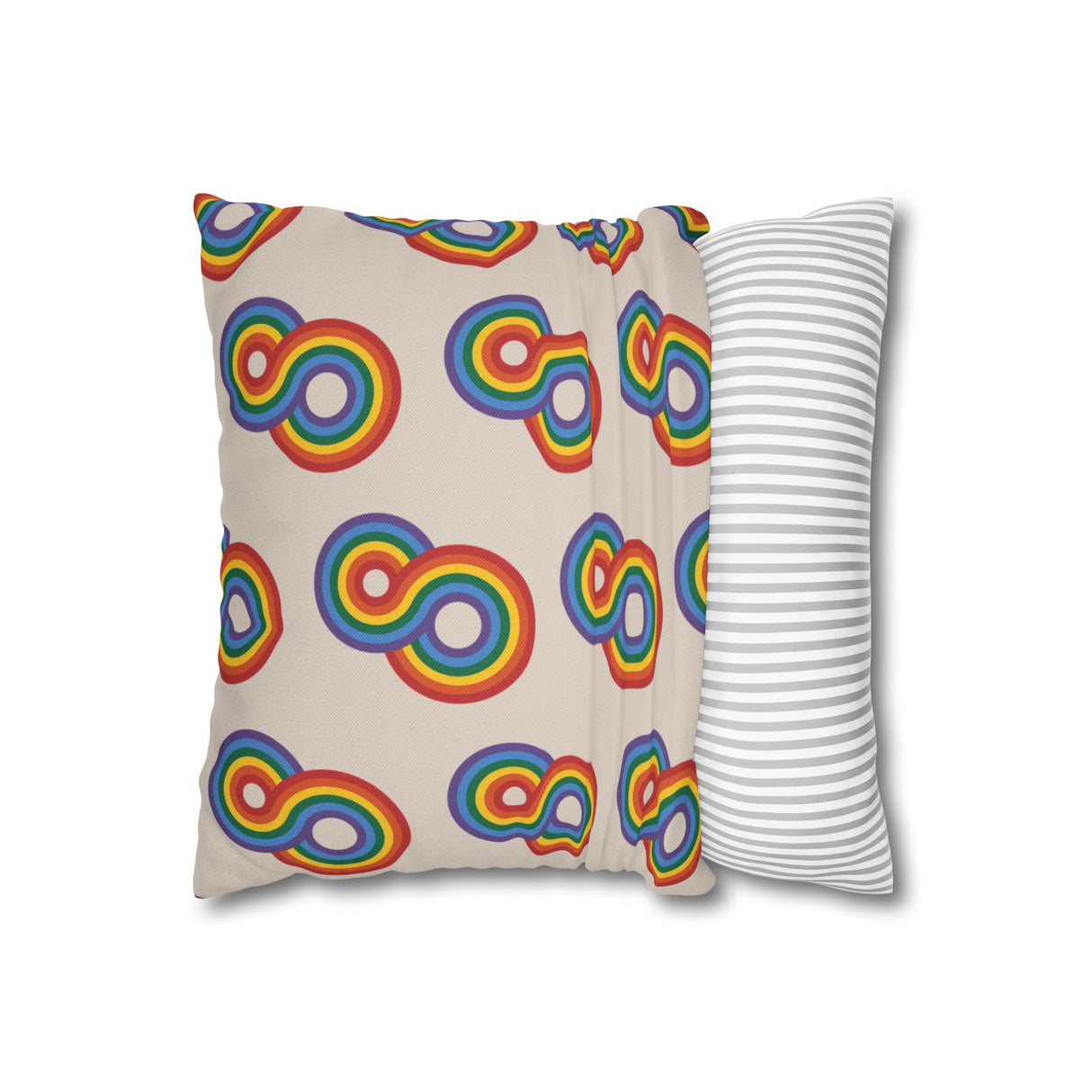 Gayfinity Rainbow Pillow Cover – Soft Touch, Infinite Vibes