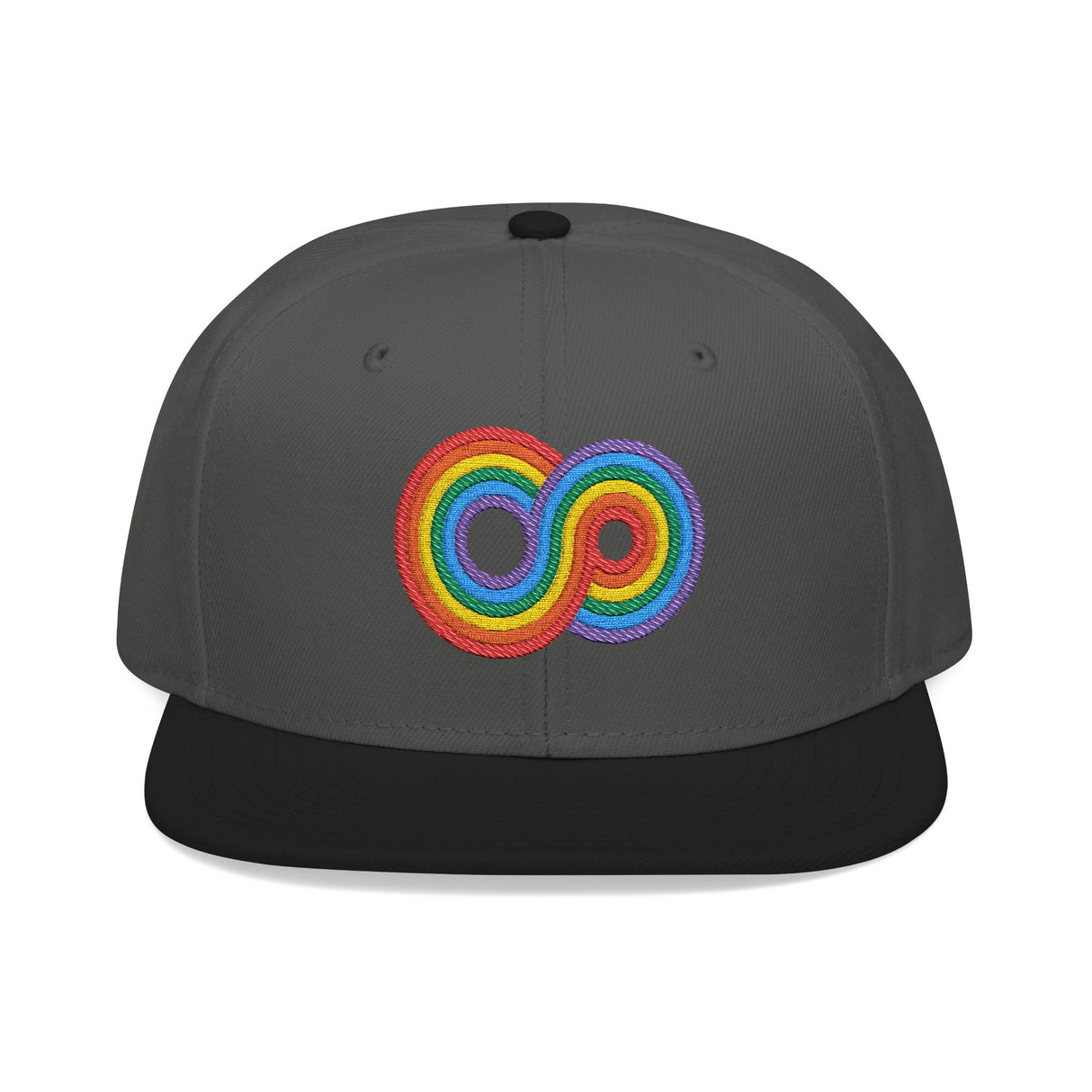 Gayfinity Rainbow Snapback – Structured Style, Infinite Pride