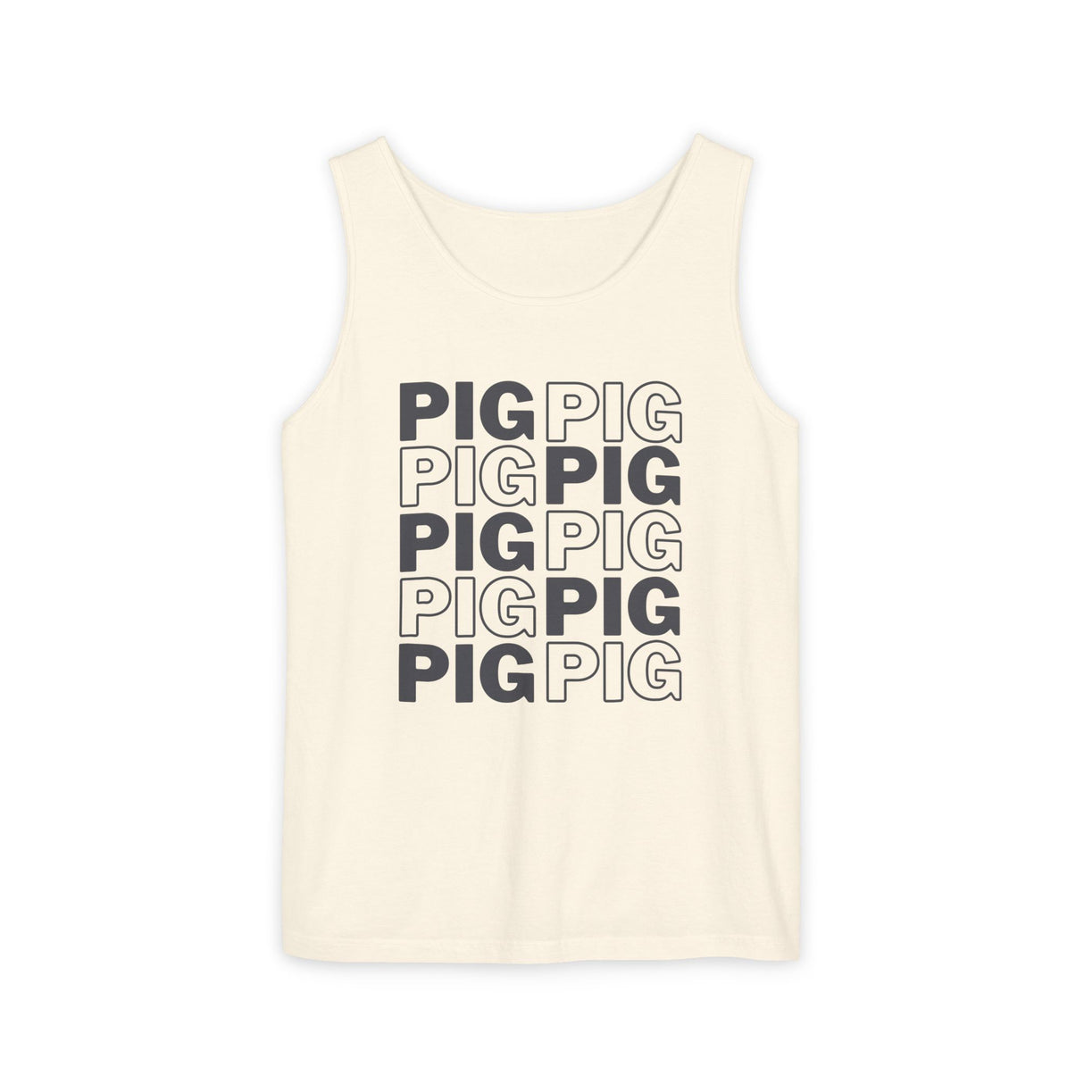 Pig Pattern Tank Top