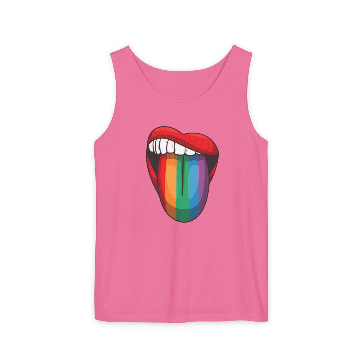 Rainbow Lick Tank Top Medium Weight