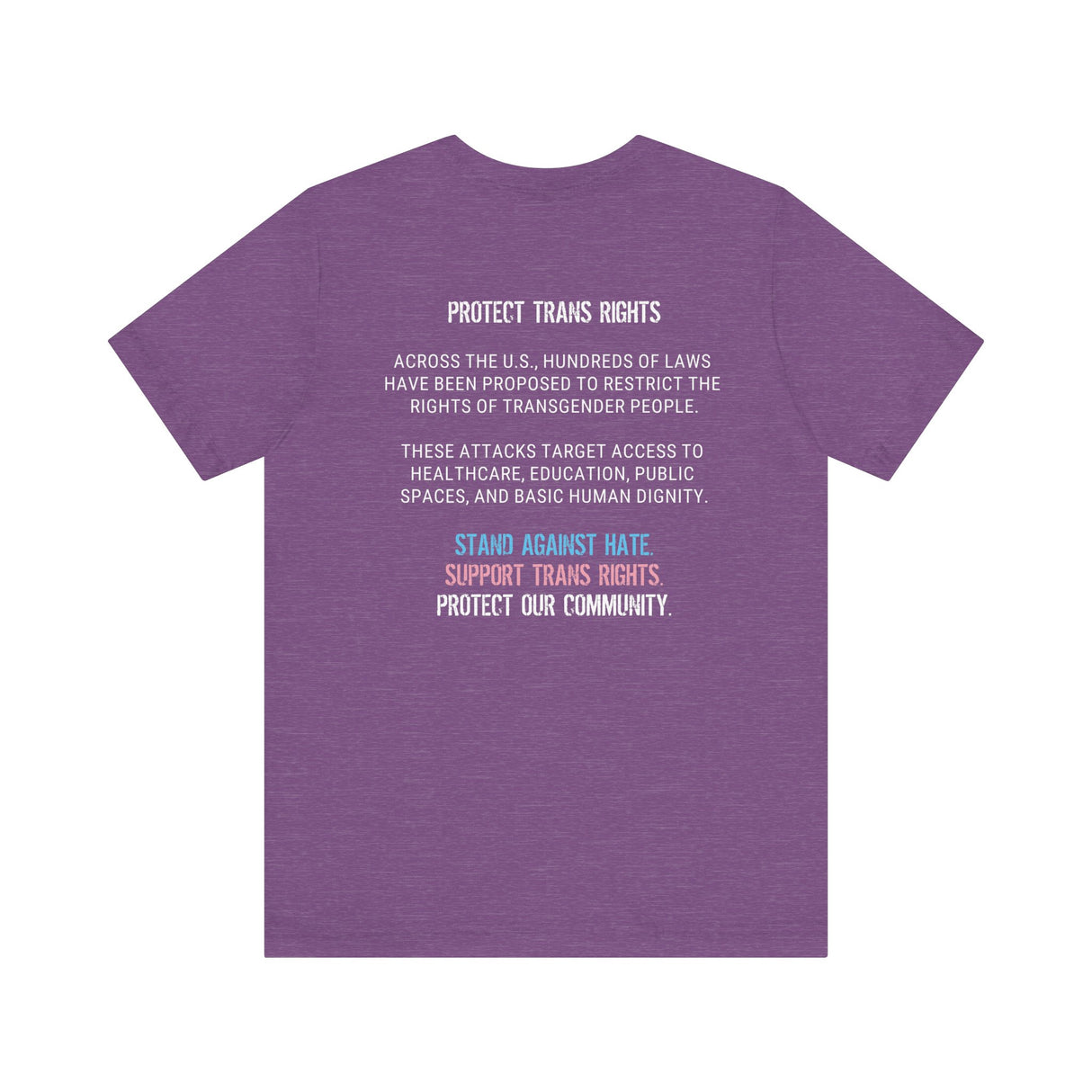 Protect Trans Rights 2025 Lightweight Tee – Soft Fabric, Hard Truth