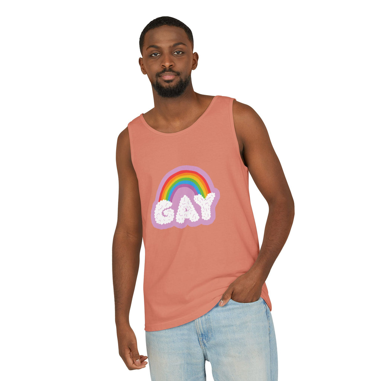 Gay Cloud Tank Top – Chill, Sunny, and Very Out