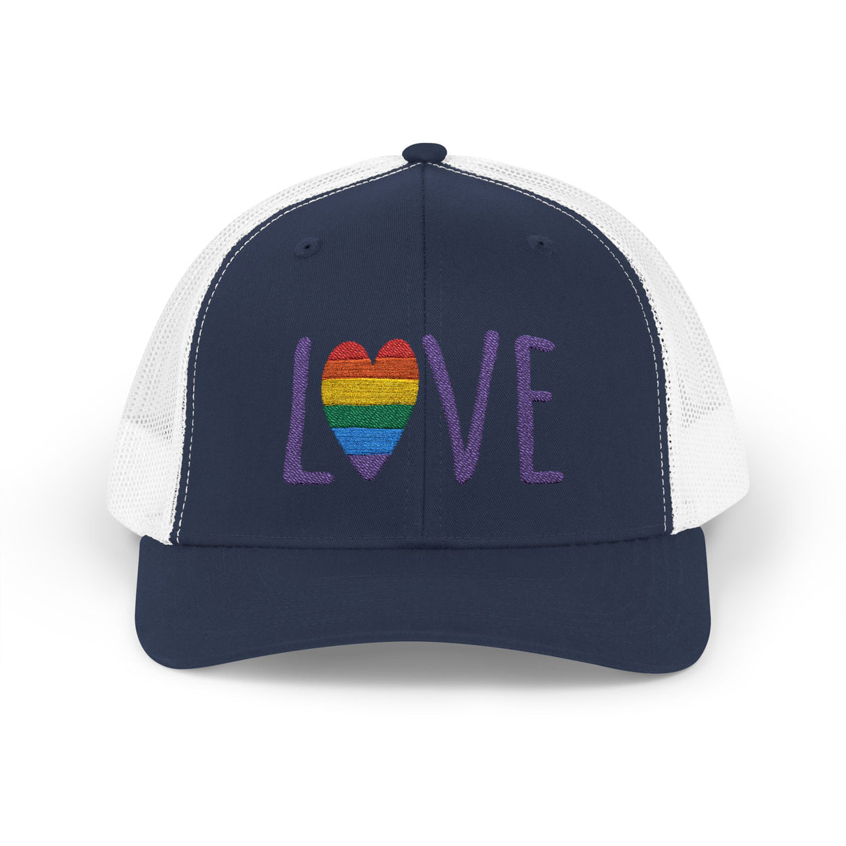 LOVE Rainbow Snapback Trucker Cap