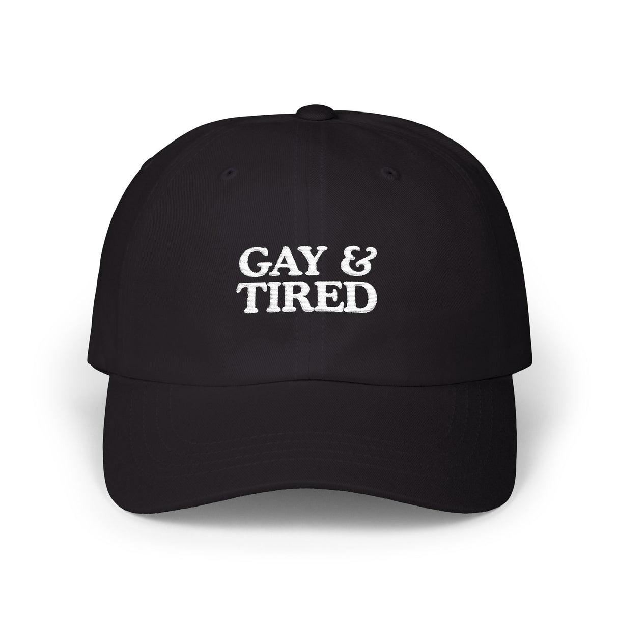 Gay & Tired Classic Dad Cap - Casual Adjustable Hat