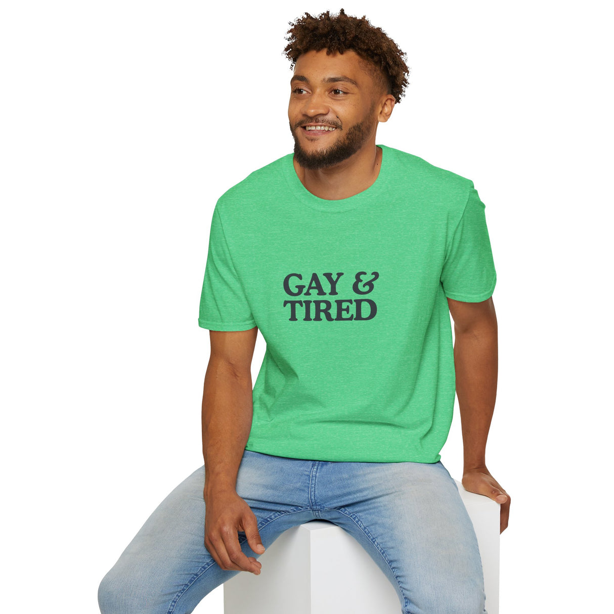 Gay & Tired Softstyle T-Shirt - Casual Comfort Tee for Everyday Wear