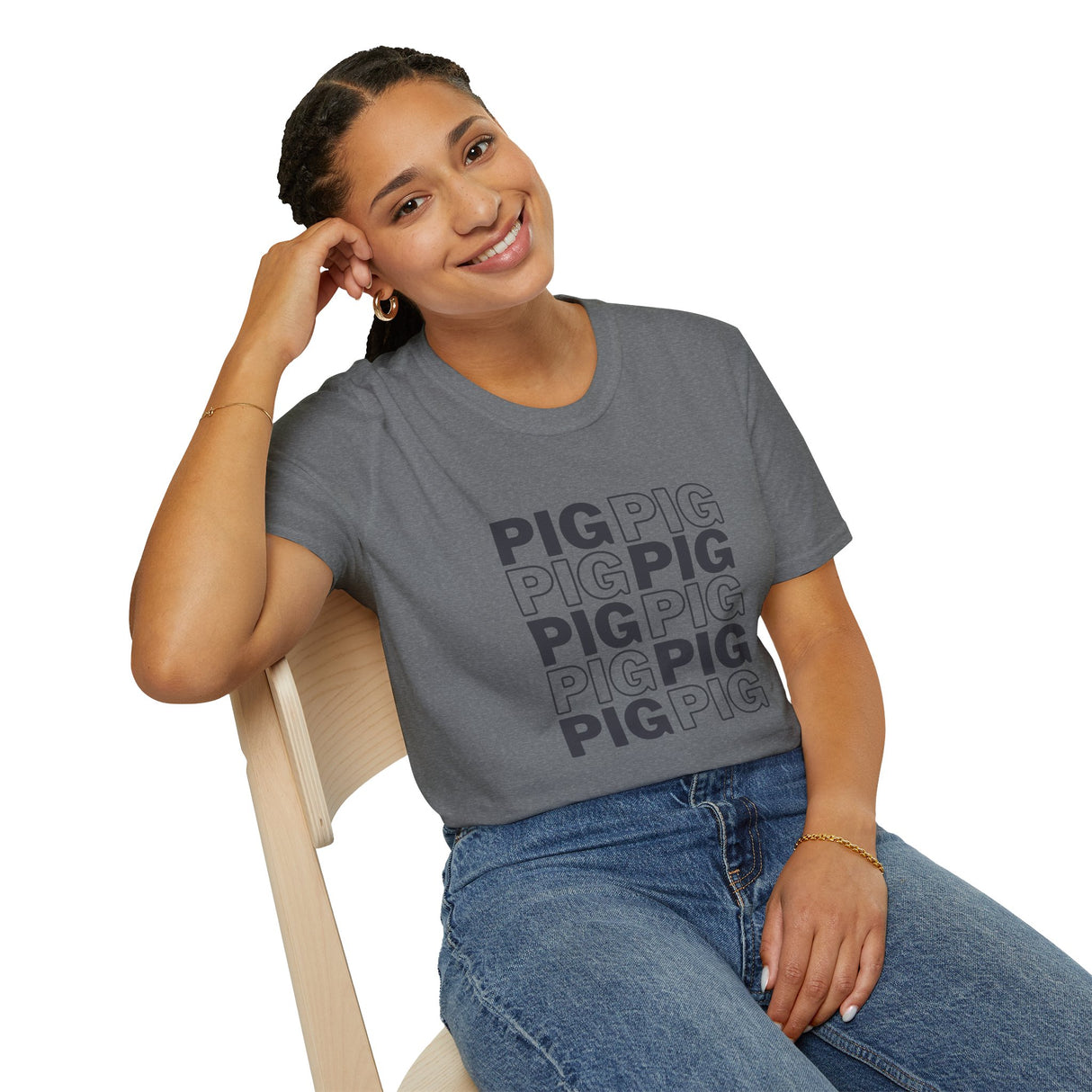 Pig Softstyle T-Shirt - Casual Comfort Tee for Everyday Wear