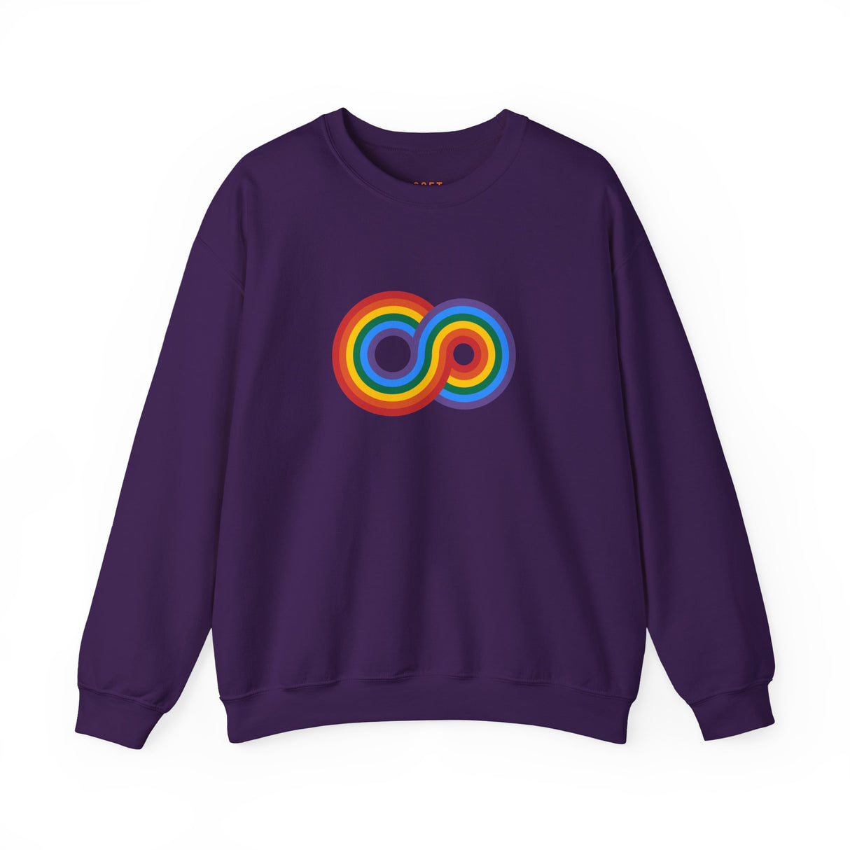 Gayfinity Rainbow Medium Weight Sweatshirt – Cozy Fit, Infinite Pride