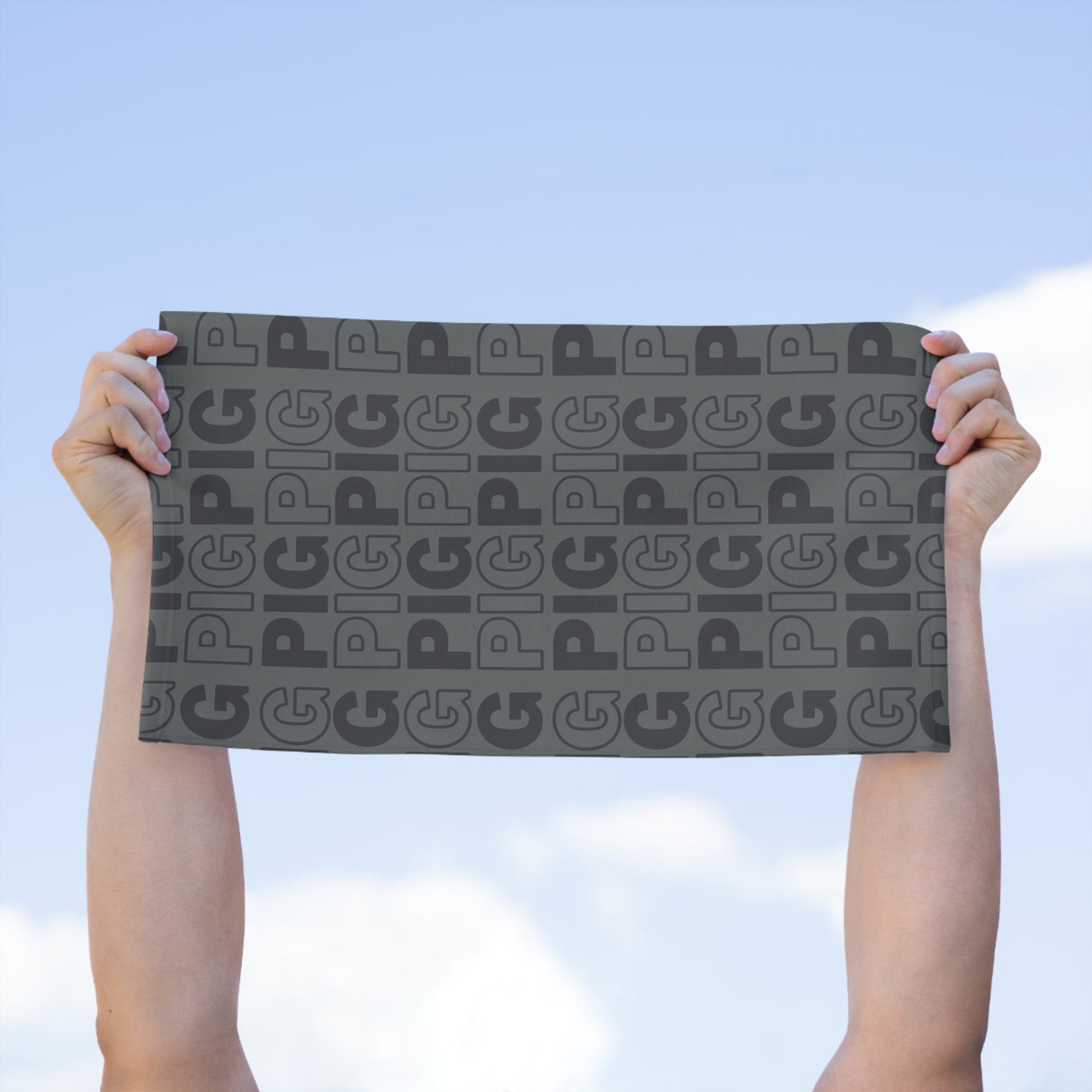 Pig Pattern Rally Towel - 11x18 Gym & Sports Towel