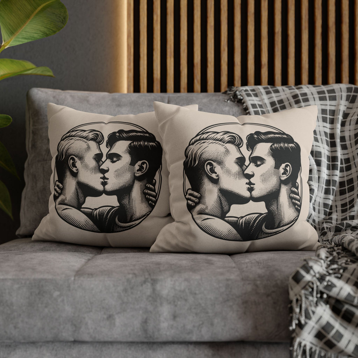 Close Enough to Breath Pillow Cover