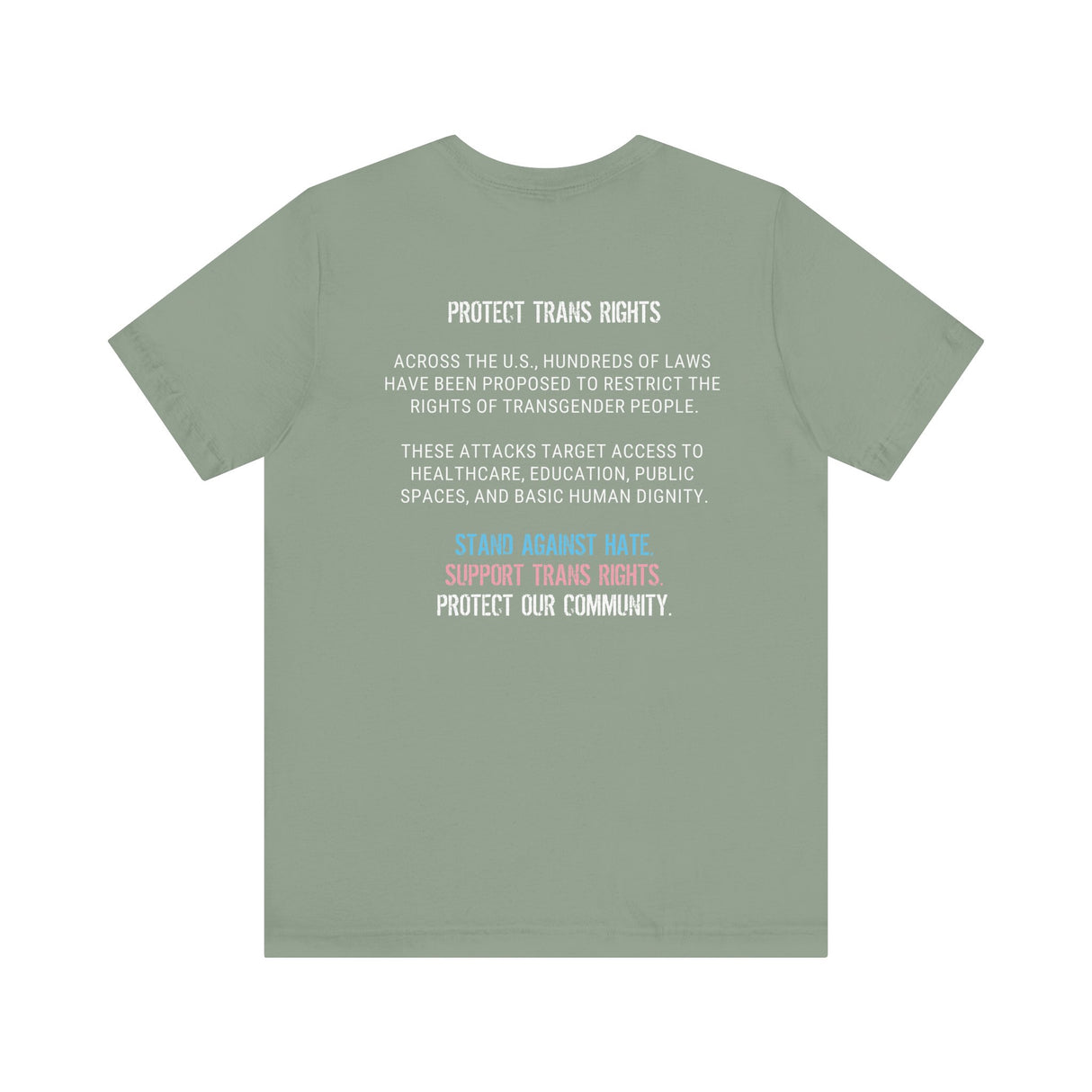 Protect Trans Rights 2025 Lightweight Tee – Soft Fabric, Hard Truth