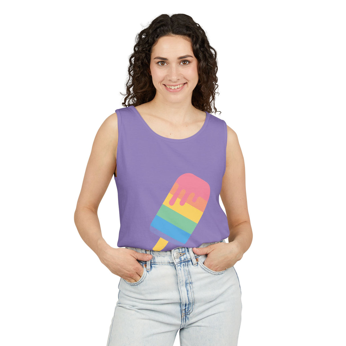 Melting Point Popsicle Unisex Tank Top - Summer Vibes