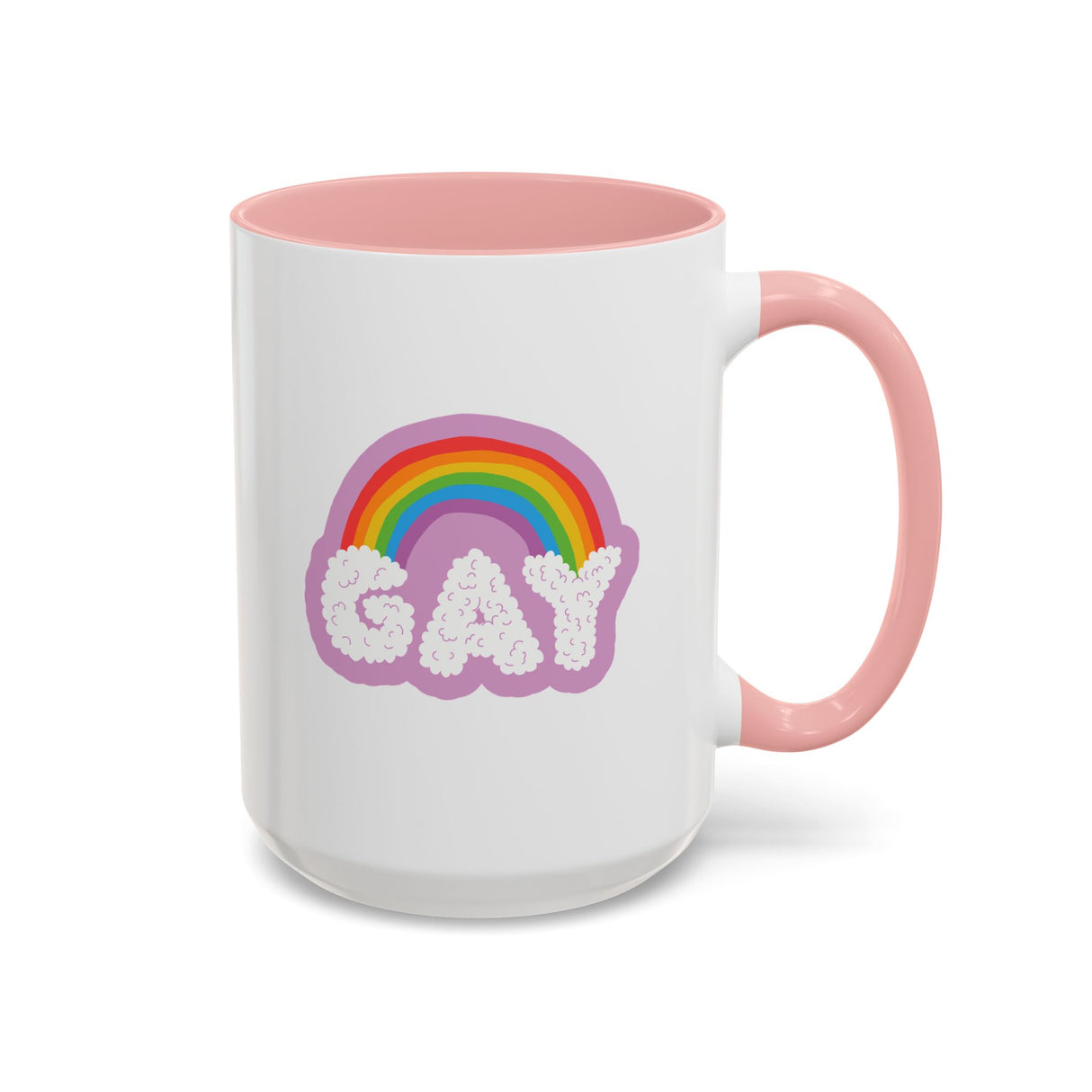 Gay Rainbow Cloud Mug - 11oz & 15oz Options