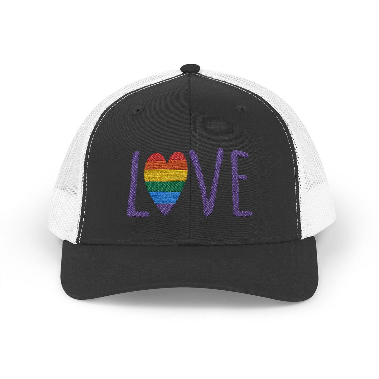 LOVE Rainbow Snapback Trucker Cap