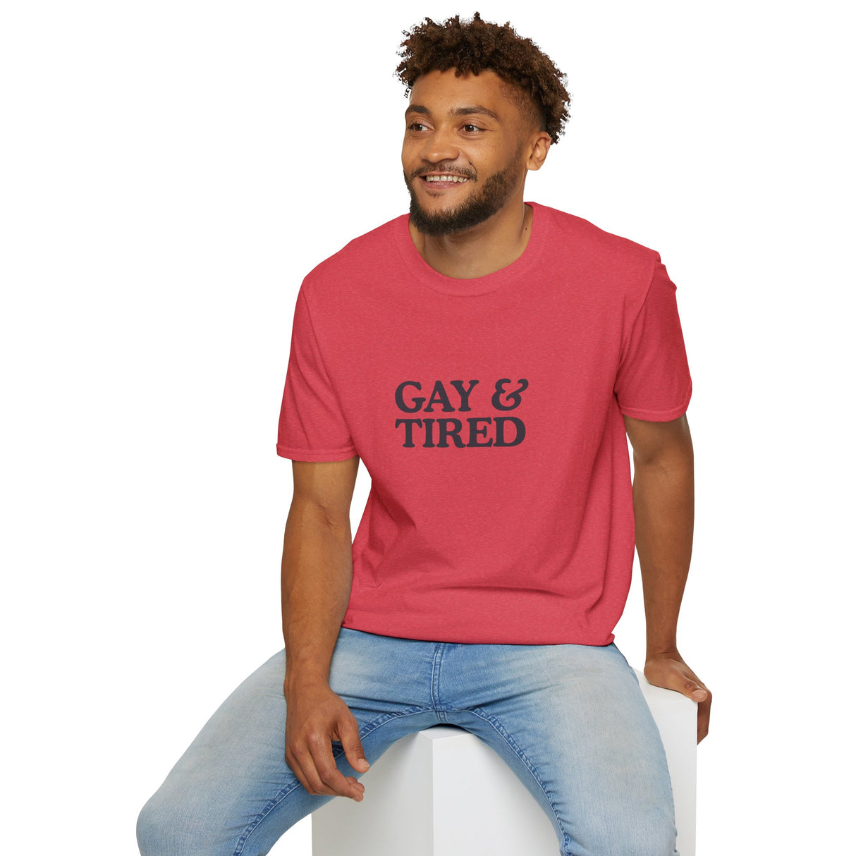 Gay & Tired Softstyle T-Shirt - Casual Comfort Tee for Everyday Wear