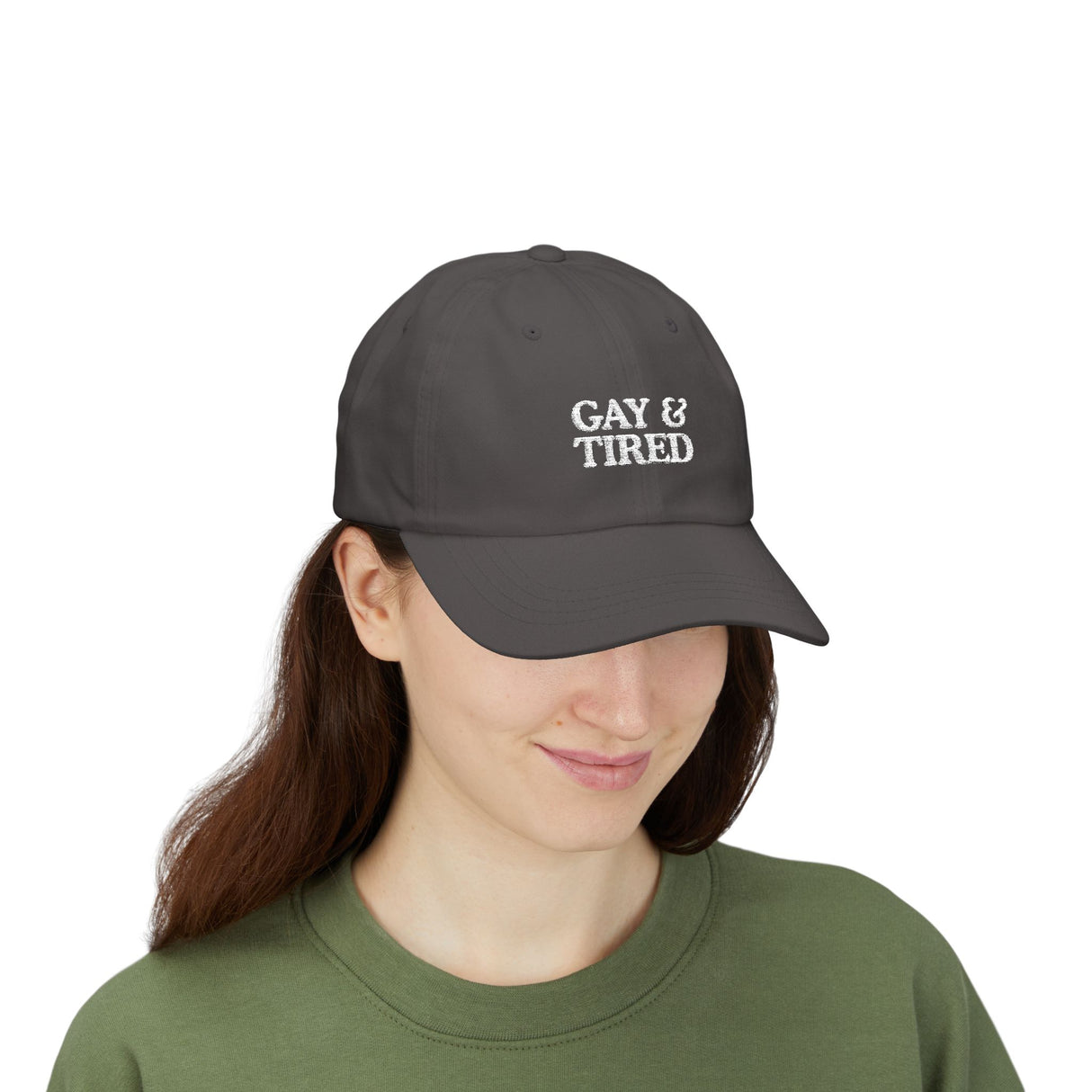 Gay & Tired Classic Dad Cap - Casual Adjustable Hat
