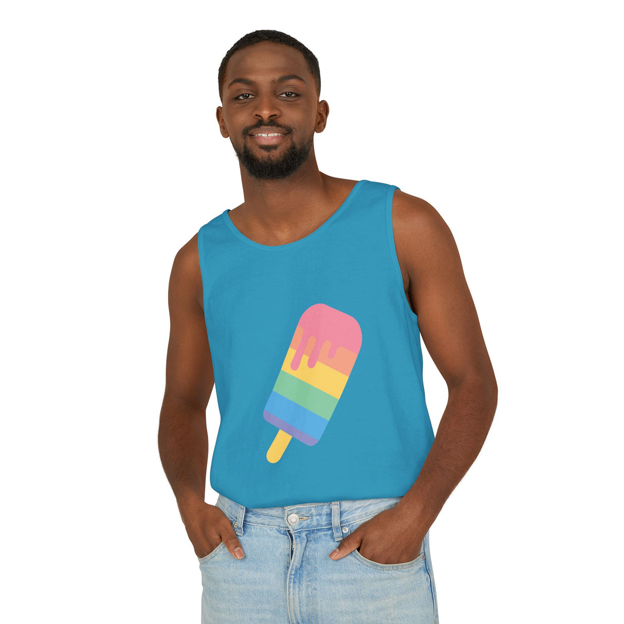 Melting Point Popsicle Unisex Tank Top - Summer Vibes