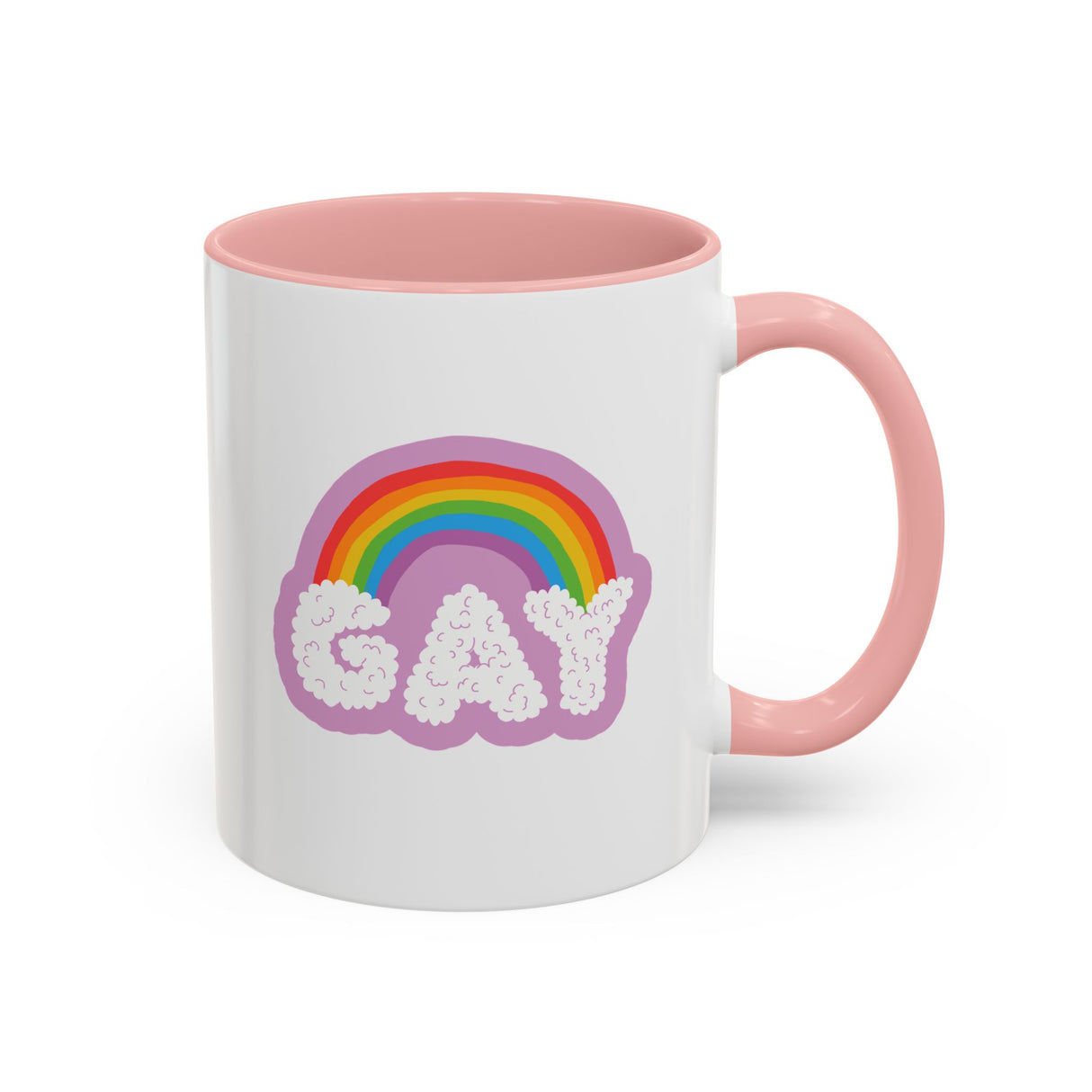 Gay Rainbow Cloud Mug - 11oz & 15oz Options