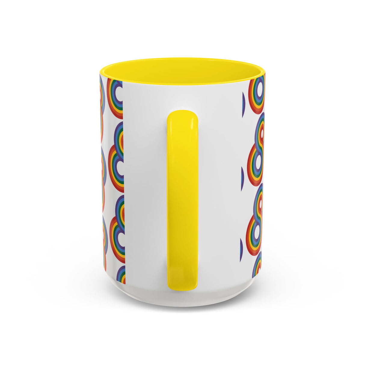 Gayfinity Rainbow Accent Mug – Infinite Pride, One Sip at a Time – 11oz & 15oz Options