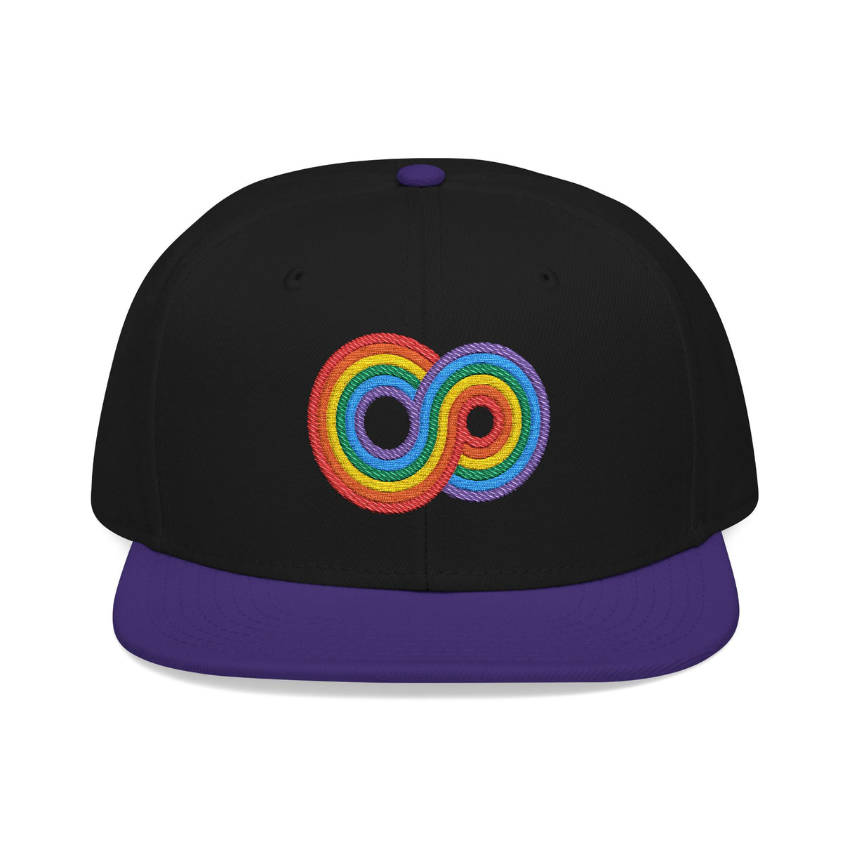 Gayfinity Rainbow Snapback – Structured Style, Infinite Pride