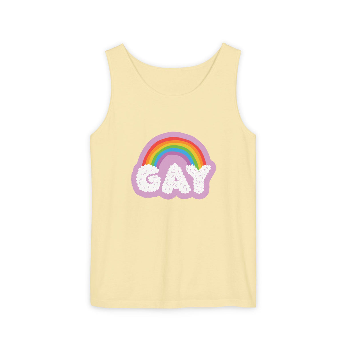 Gay Cloud Tank Top – Chill, Sunny, and Very Out