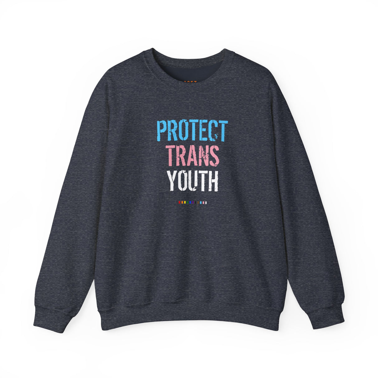 Protect Trans Youth 2025 Crewneck – Warm Layers, Urgent Truth