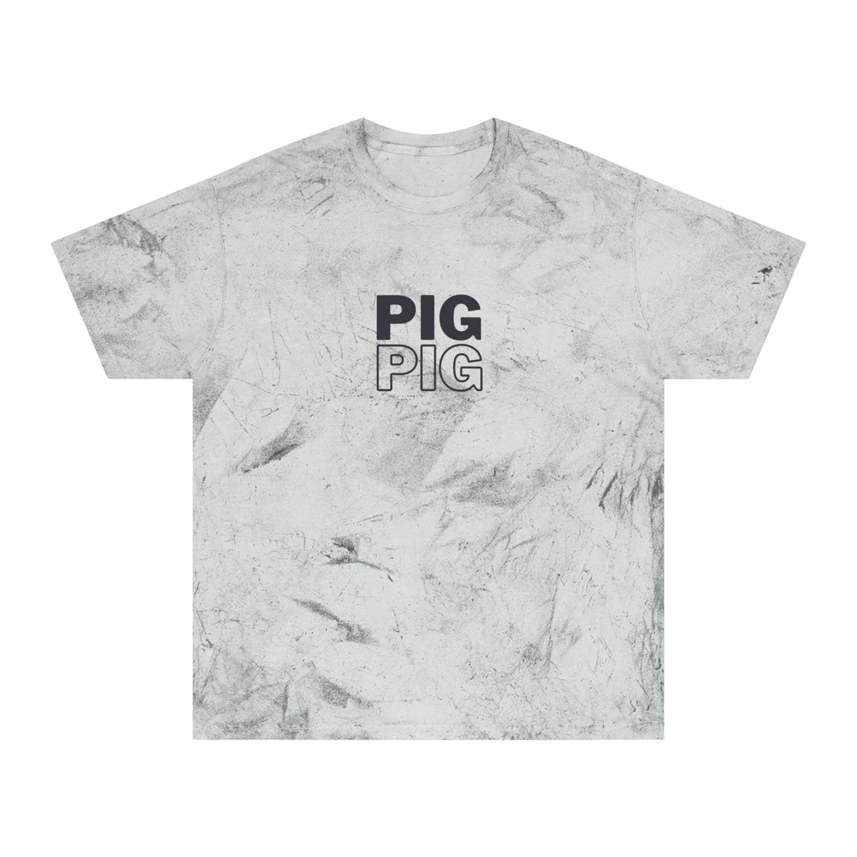 Pig Pattern Color Blast T-Shirt - Vibrant Pig Print Tees for Fun-Loving Individuals