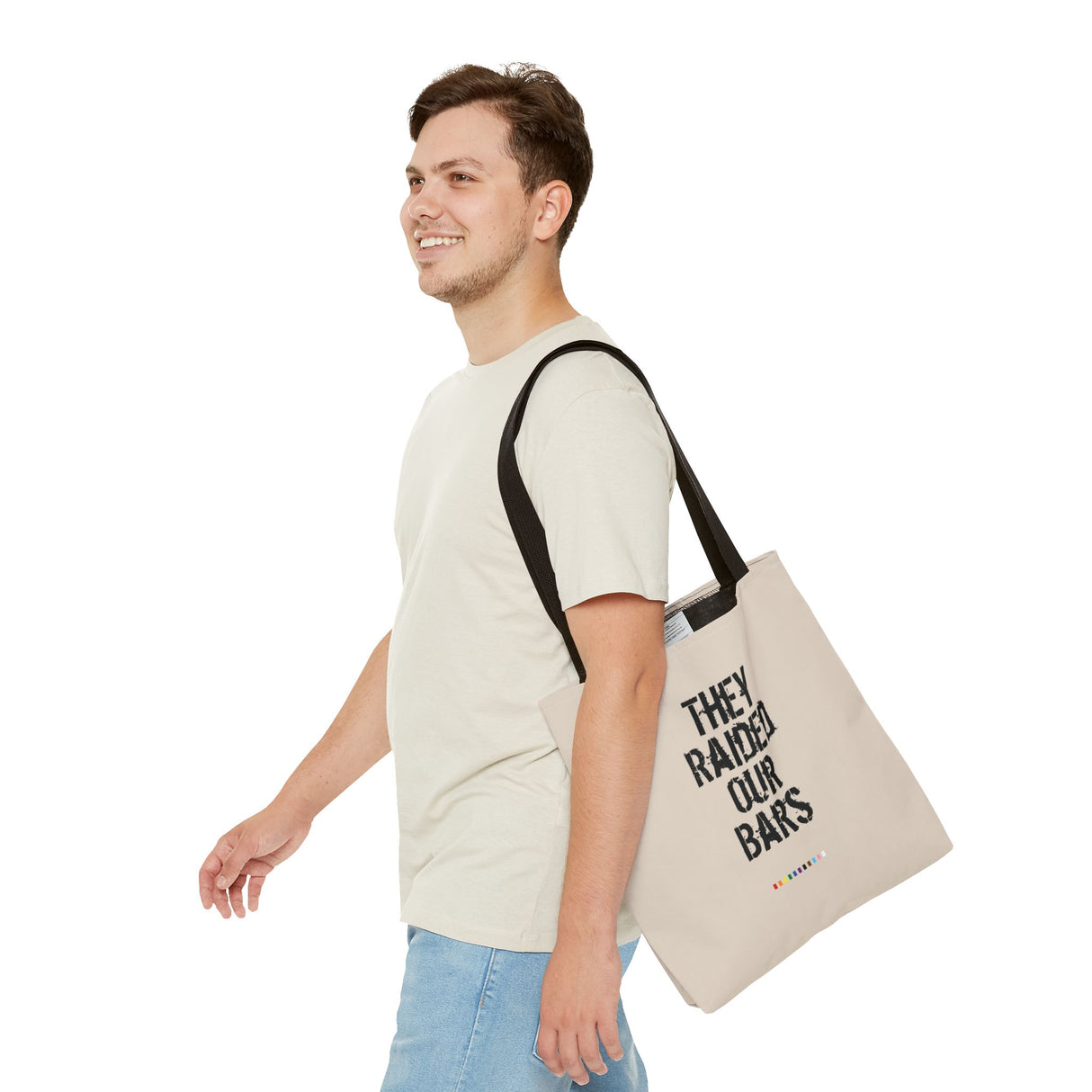 They Raided Our Bars Tote Bag – Carry the History