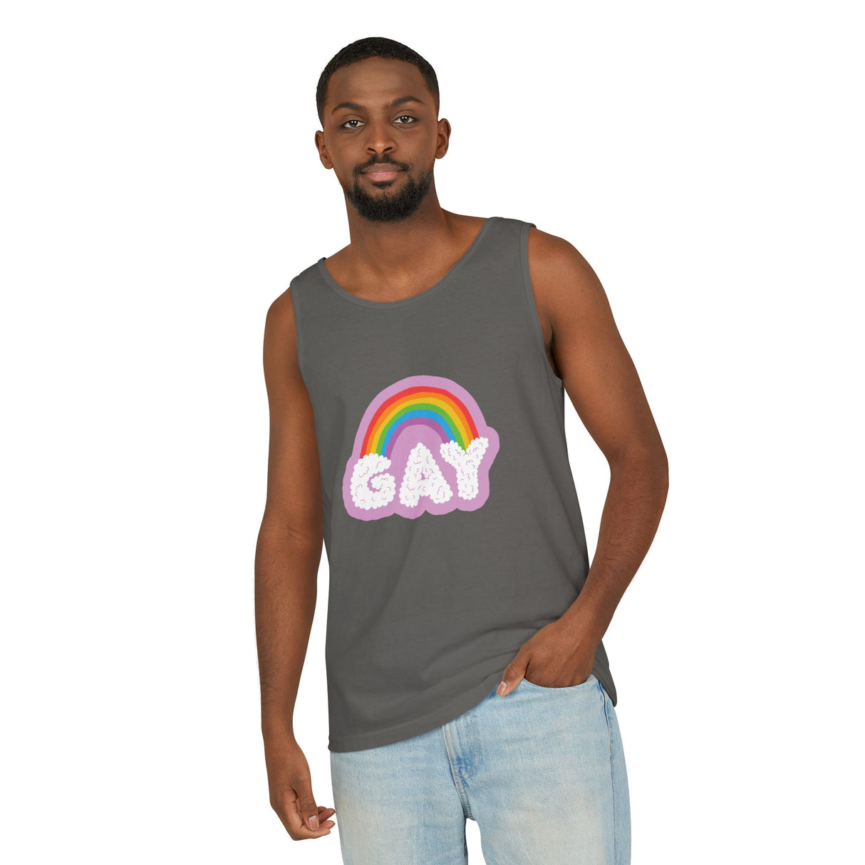 Gay Cloud Tank Top – Chill, Sunny, and Very Out