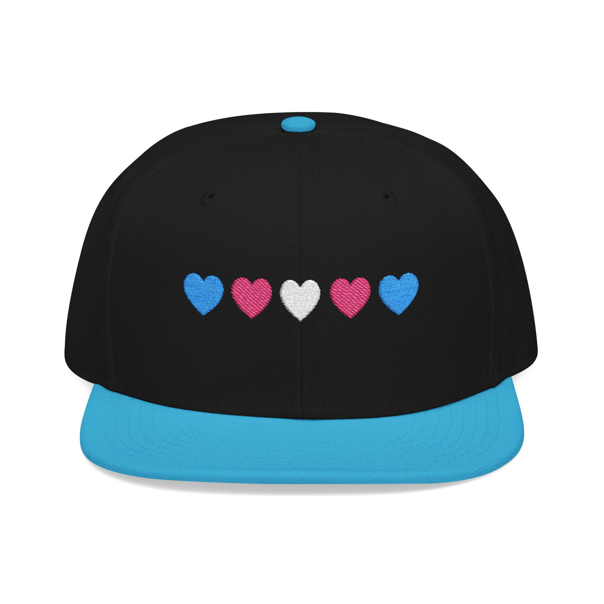 Trans Heart Snapback – Structured Fit, Unshakable Pride