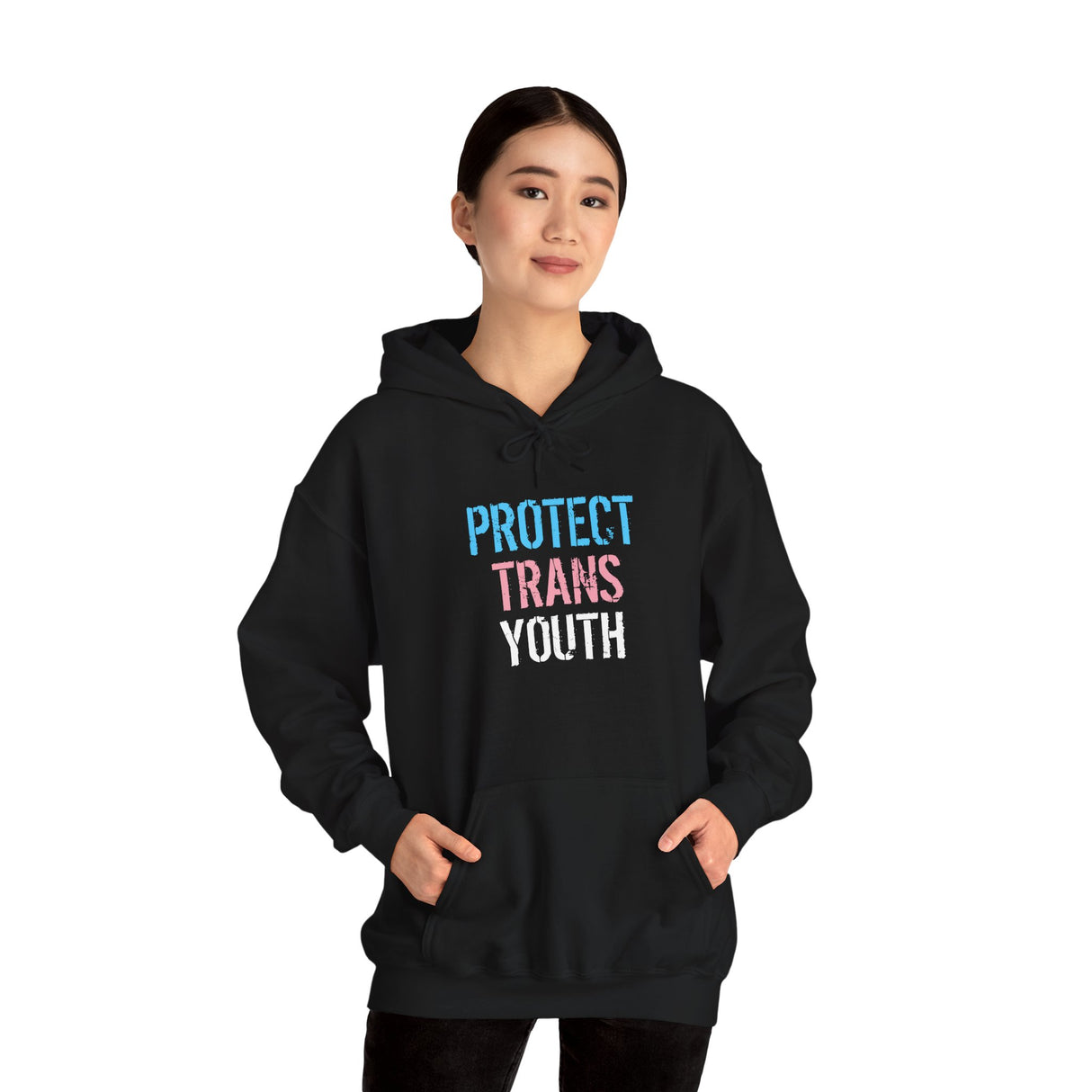 Protect Trans Youth 2025 Hoodie – Heavy Fleece, Heavier Meaning