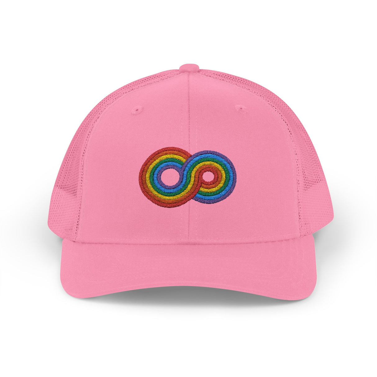 Gayfinity Rainbow Trucker Hat – Breezy Build, Boundless Pride