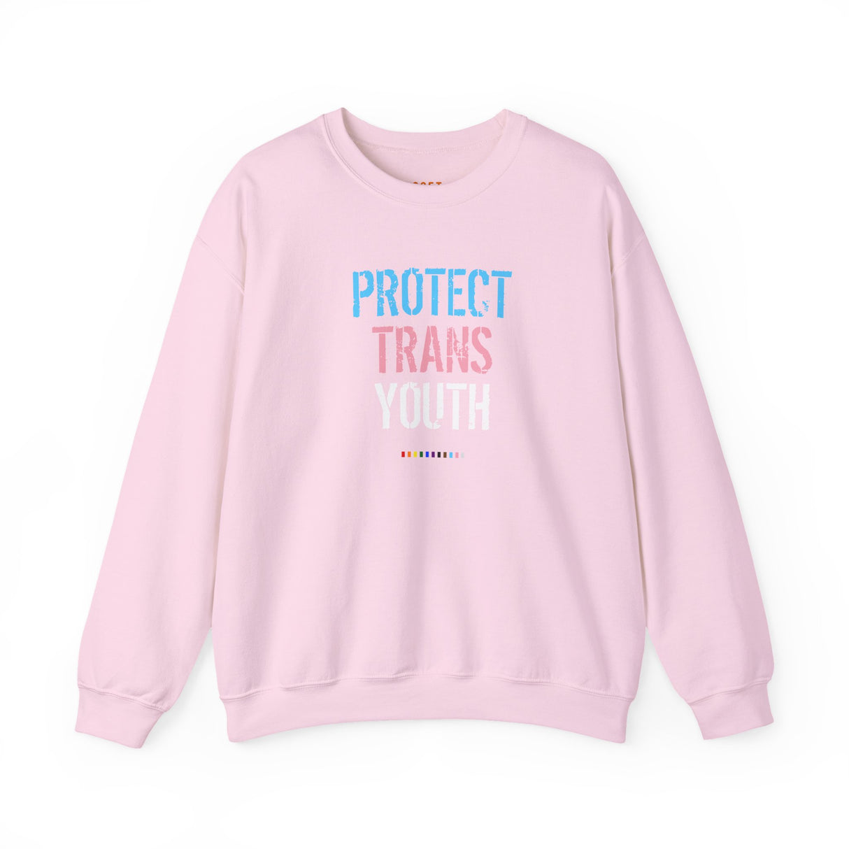 Protect Trans Youth 2025 Crewneck – Warm Layers, Urgent Truth