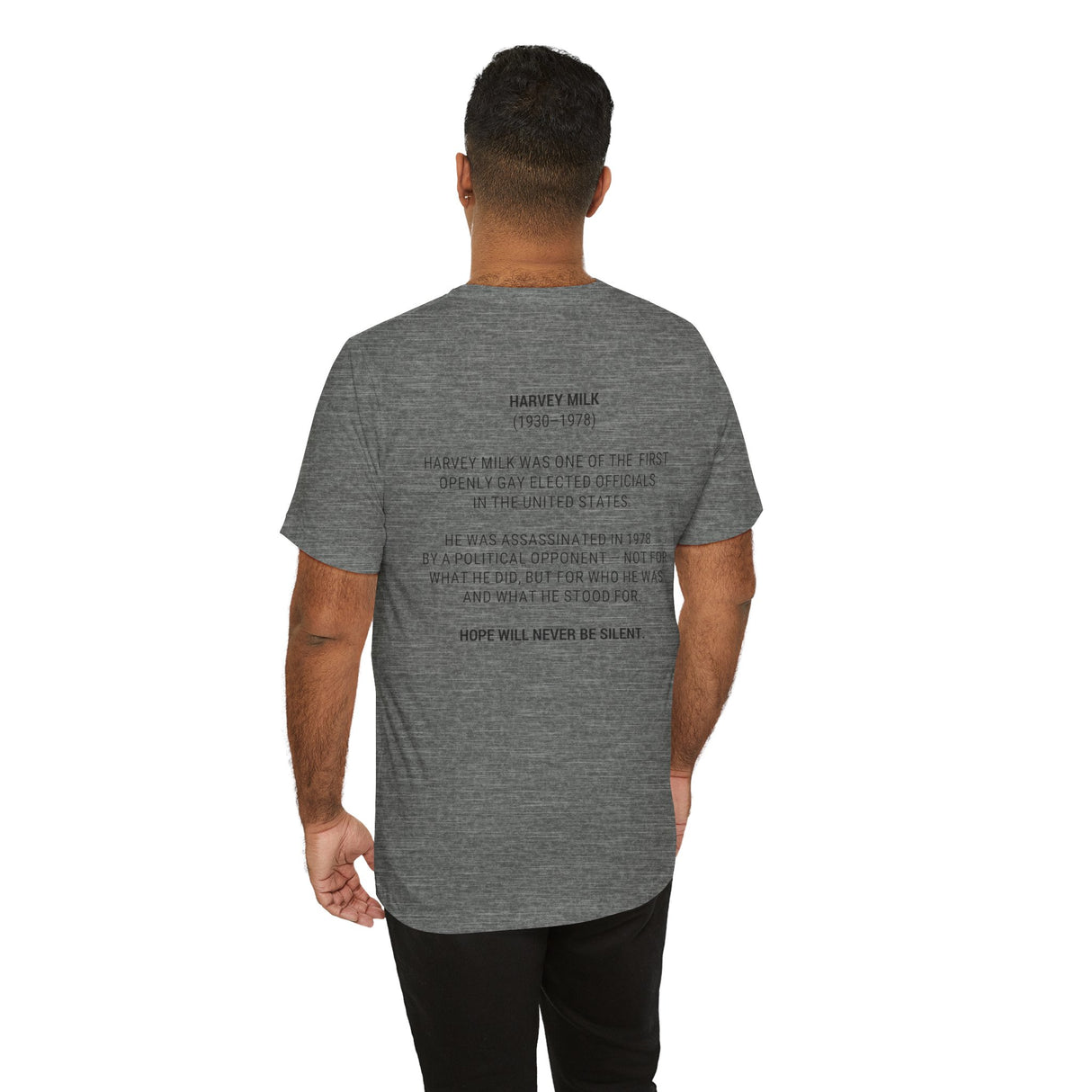 Harvey Milk Lightweight Tee – Soft Fabric, Historic Power