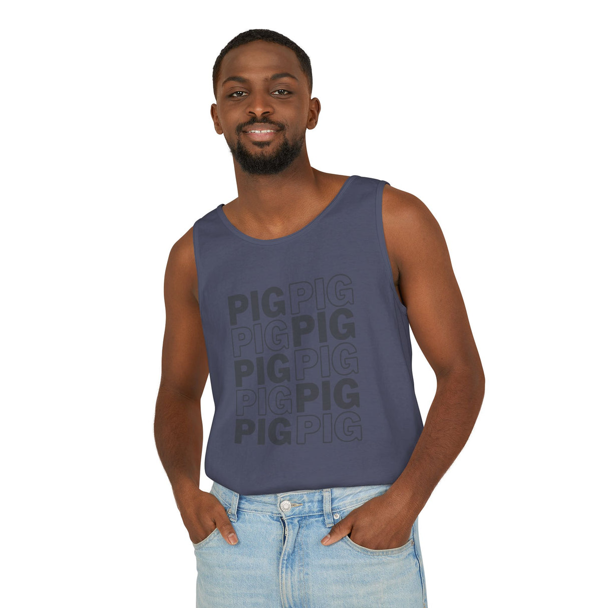 Pig Pattern Tank Top