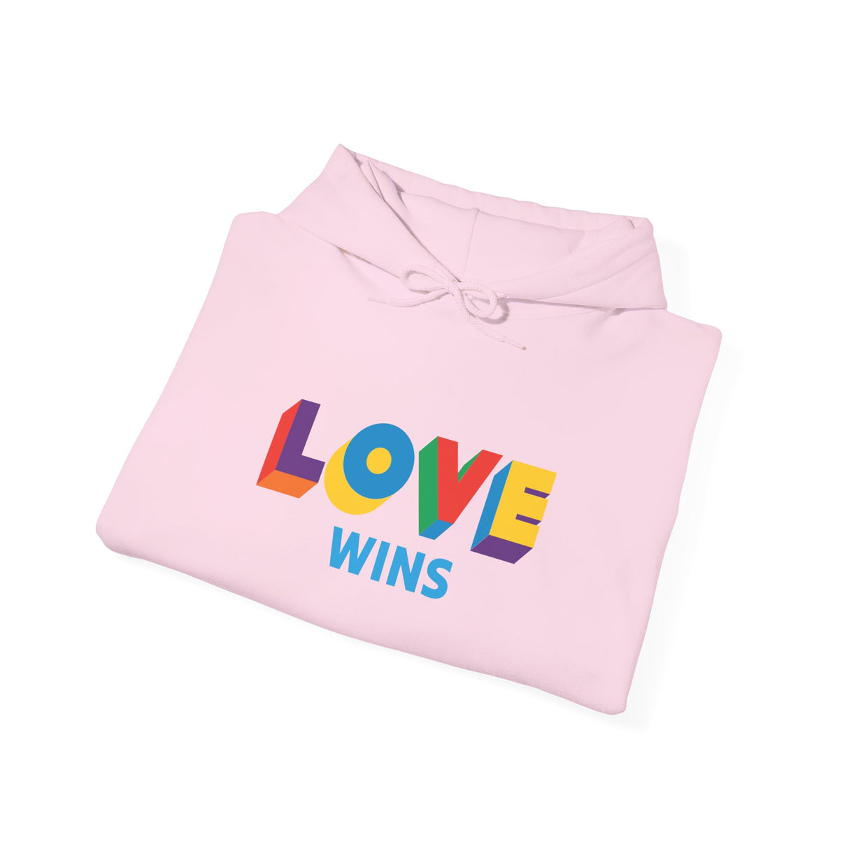 Love Wins Medium Weight Hoodie – Warm Layers, Brighter Days