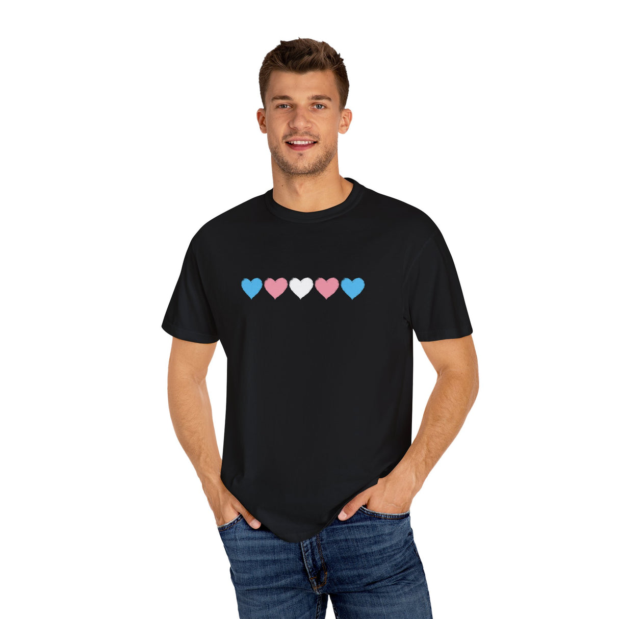 Trans Pride Heavyweight Tee – Soft Structure, Bold Heart