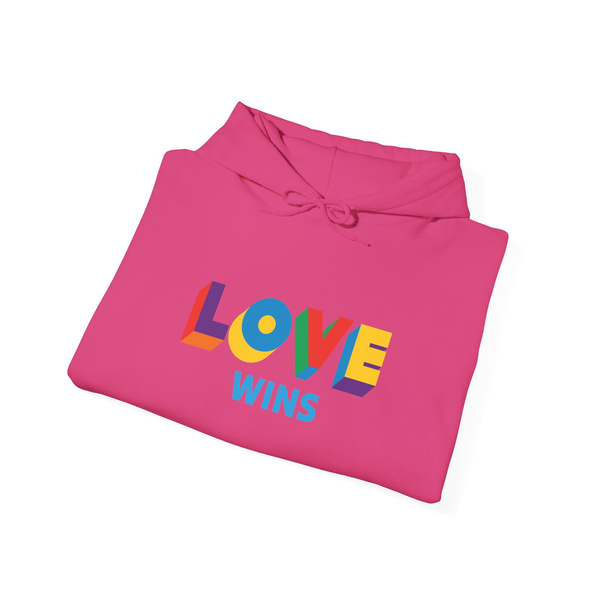 Love Wins Medium Weight Hoodie – Warm Layers, Brighter Days