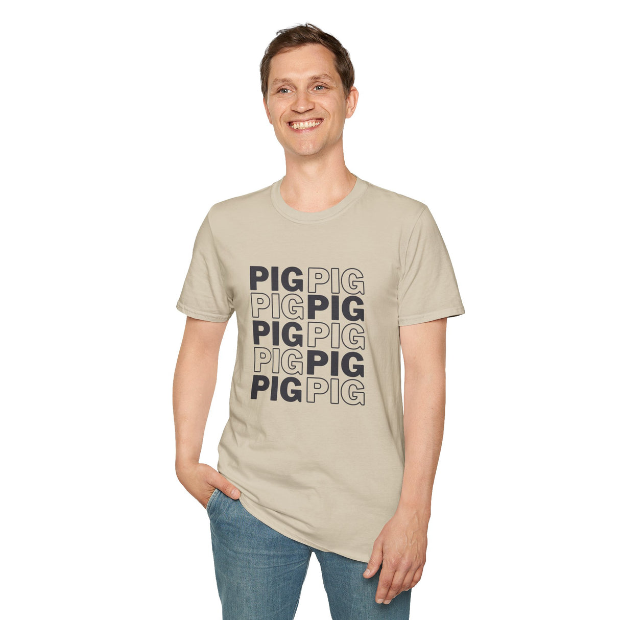 Pig Softstyle T-Shirt - Casual Comfort Tee for Everyday Wear